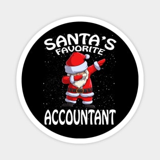 Santas Favorite Accountant Christmas Magnet